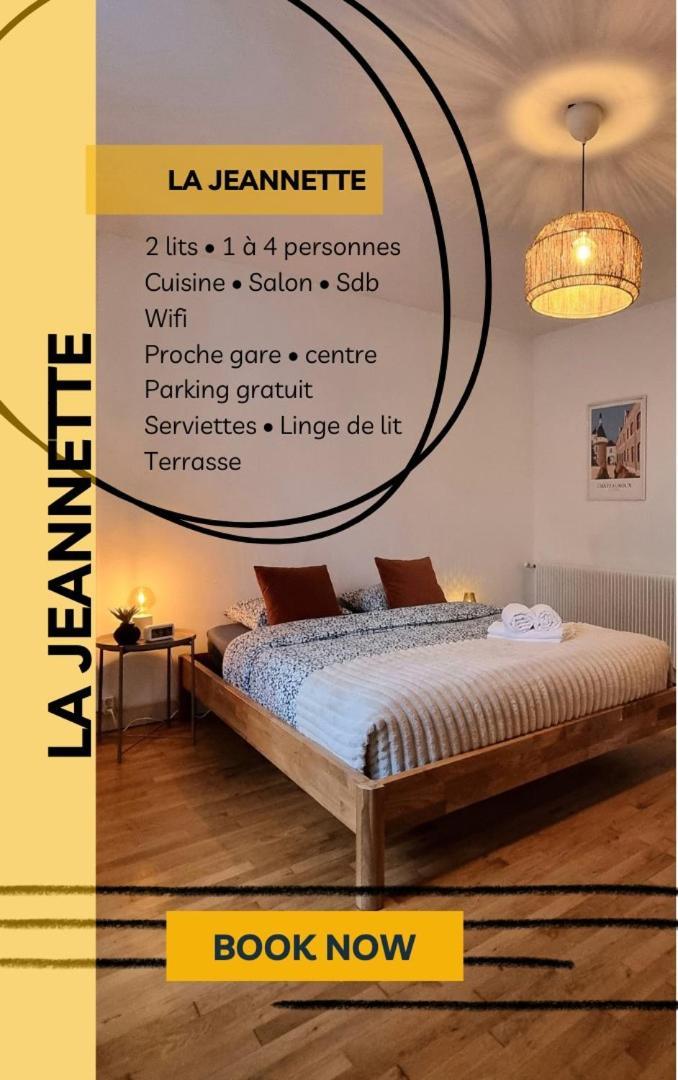 La Jeannette - Proche Gare-Centre, 2 Lits, Terrasse Βίλα Châteauroux Εξωτερικό φωτογραφία